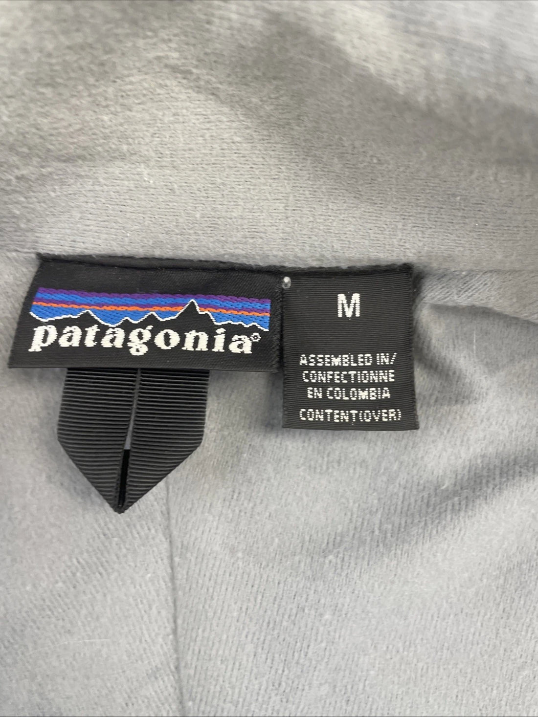 Vintage Patagonia Windbreaker Light Jacket Size Medium Black
