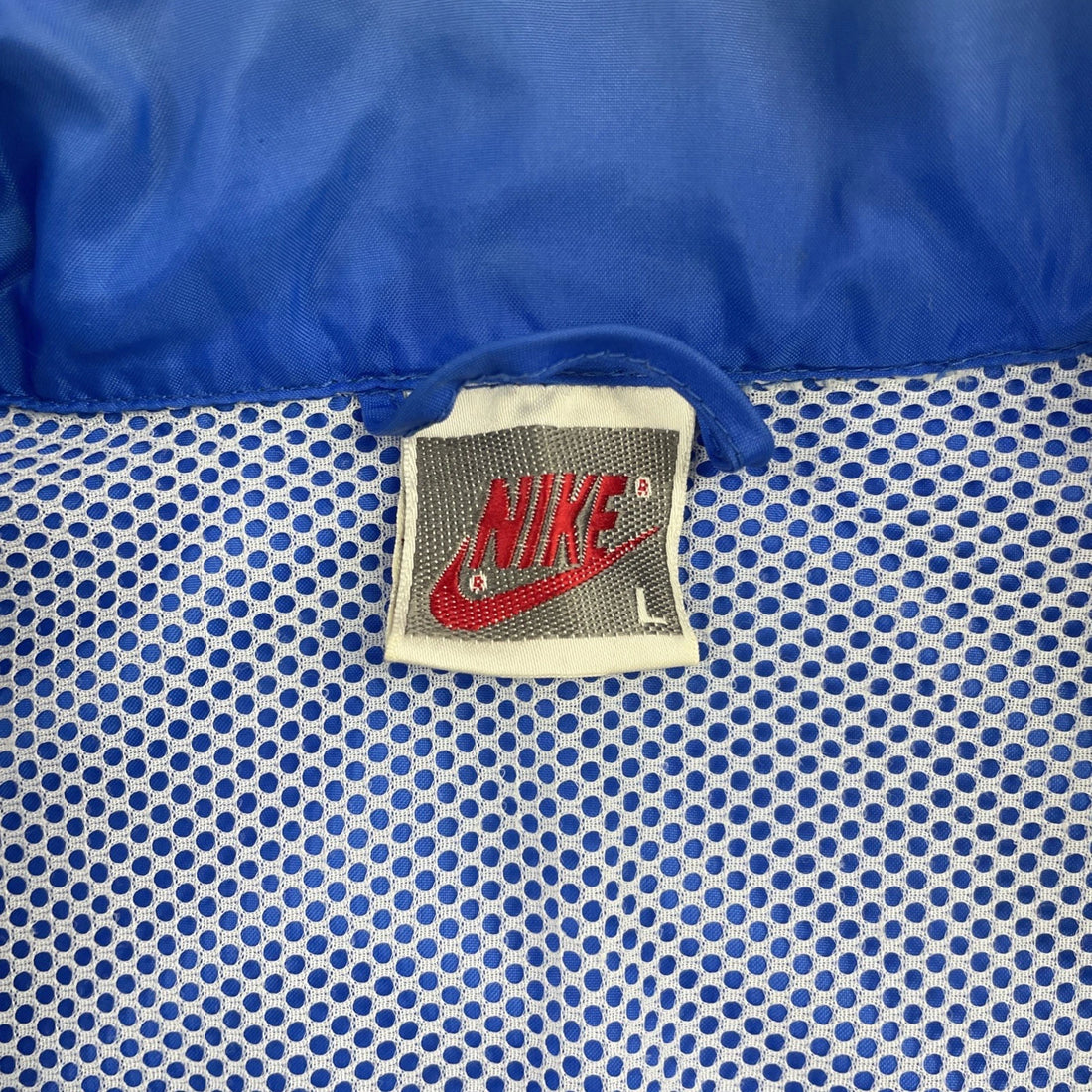 Vintage Nike Windbreaker Light Jacket Size Large Blue 90s