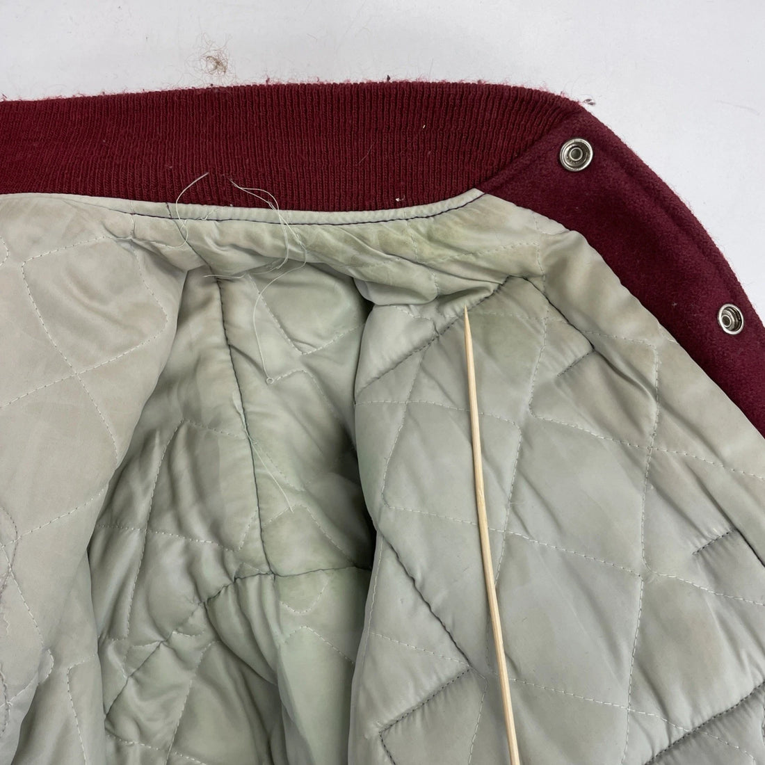 Vintage Leather Wool Varsity Letterman Jacket Size 54