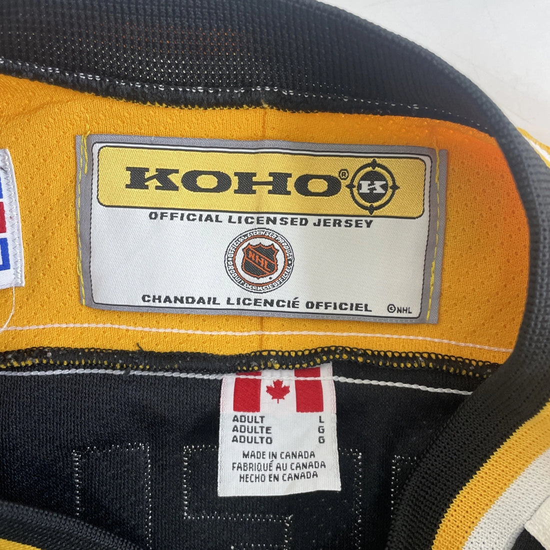 Vintage Boston Bruins Cam Neely Koho Hockey Jersey Size Large NHL