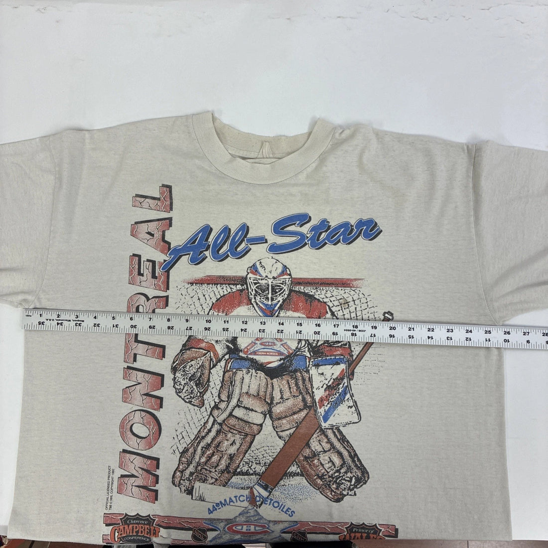 Vintage Montreal Canadiens All Star Game T-Shirt Size XL 1993 90s NHL