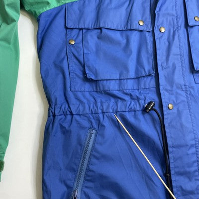 Vintage Snow Goose Windbreaker Light Jacket Size Medium Green Blue