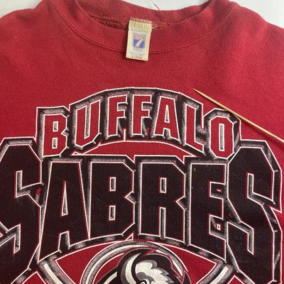 Vintage Buffalo Sabres Sweatshirt Crewneck Size XL 90s NHL