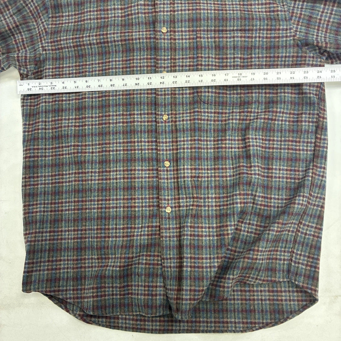 Vintage Pendleton Wool Lodge Button Up Shirt Size Large