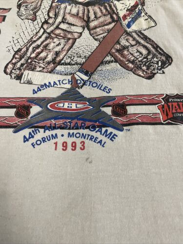 Vintage Montreal Canadiens All-Star Game T-Shirt Size XL 1993 90s NHL