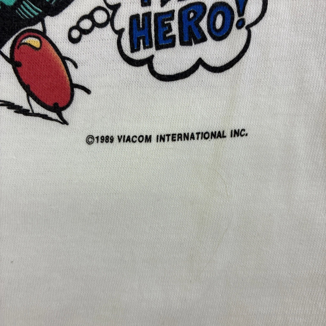 Vintage Mighty Mouse T-Shirt Size Medium 1989 80s