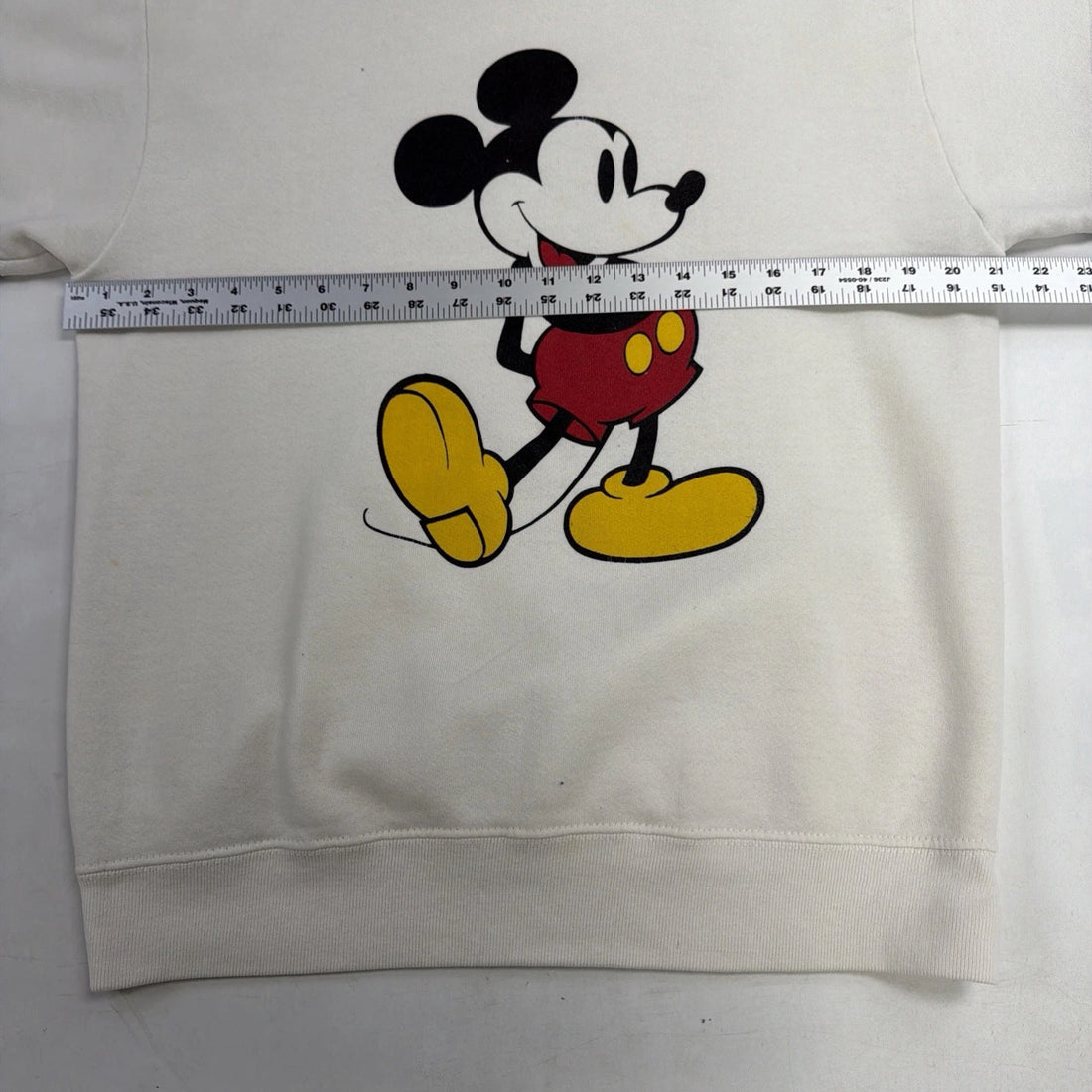 Vintage Mickey Mouse Disney Crewneck Sweatshirt Size Large 80s 90s