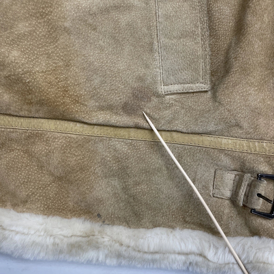 Vintage Phat Farm Suede Coat Jacket Size 6XL Faux Fur Y2K