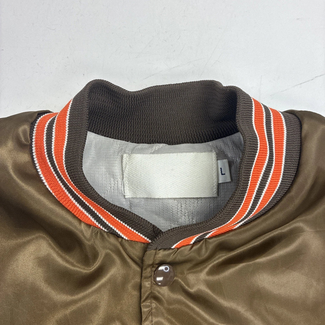 Vintage Cleveland Browns Satin Bomber Jacket Size Large NFL