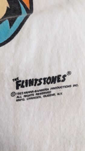 Vintage The Flintstones Basketball T-Shirt Size XL Hanna Barbera 1993 90s