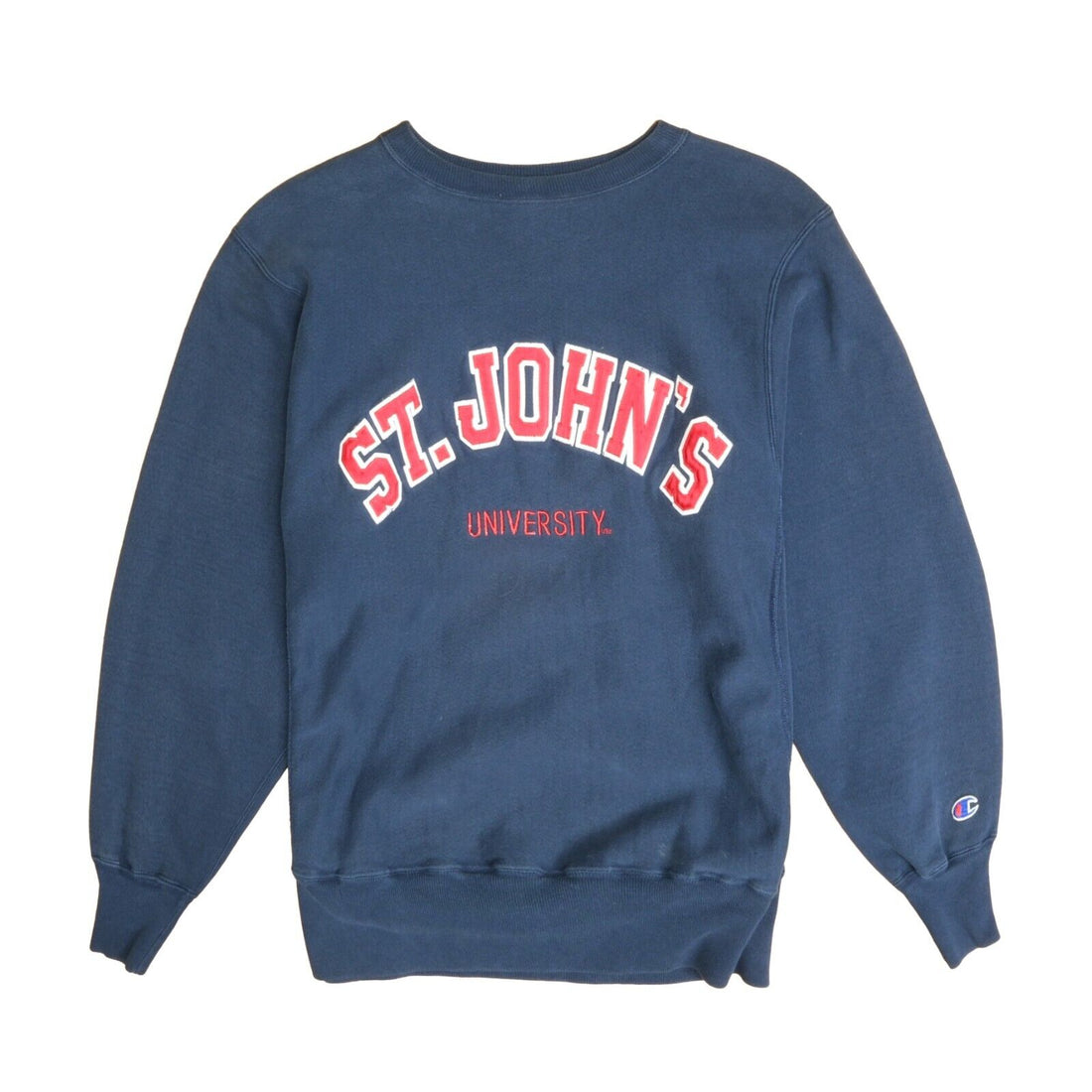 Vintage St John's University Champion Reverse Weave Sweatshirt Size Large 90s