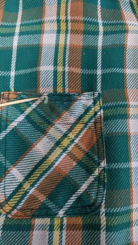 Vintage Big Mac Button Up Shirt Size Large Plaid