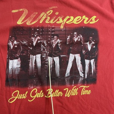 Vintage Whispers Just Gets Better With Time T-Shirt Size Large Music