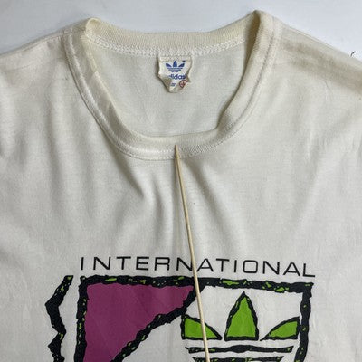Vintage International Adidas Trefoil T-Shirt Size Large 80s
