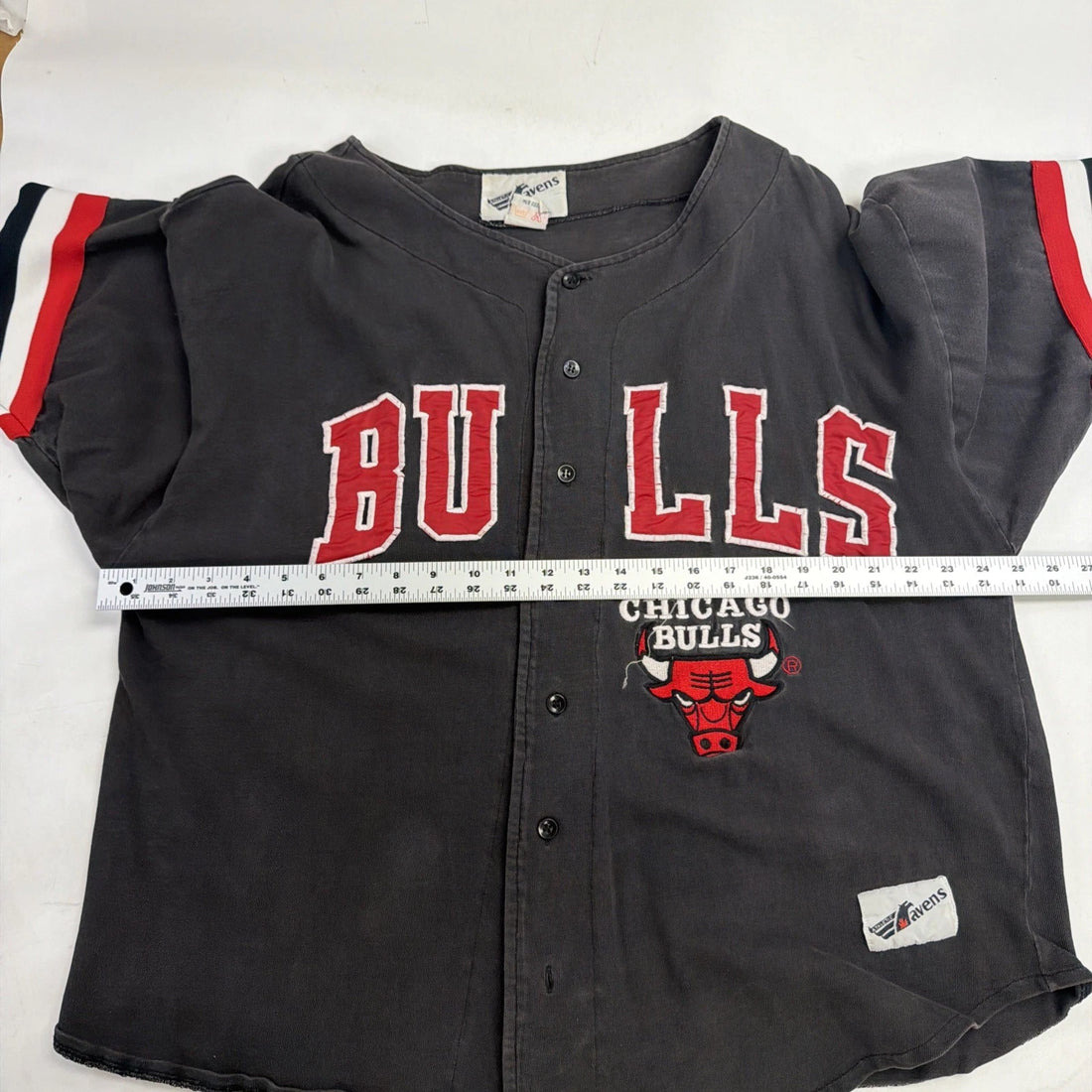Vintage Chicago Bulls Baseball Jersey Size Large NHL