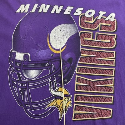 Vintage Minnesota Vikings T-Shirt Size XL 90s NFL
