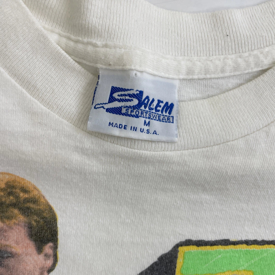 Vintage Boston Celtics Larry Bird Salem T-Shirt Size Medium NBA