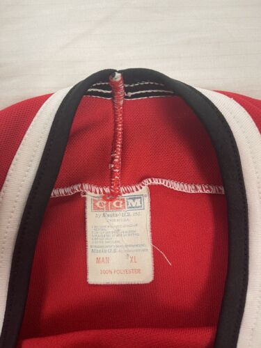 Vintage Chicago Blackhawks CCM Maska Hockey Jersey Size XL Red NHL
