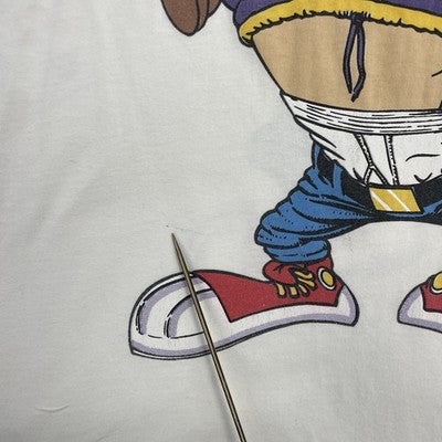 Vintage Taz Looney Tunes T-Shirt Size Large Double Sided 1993 90s