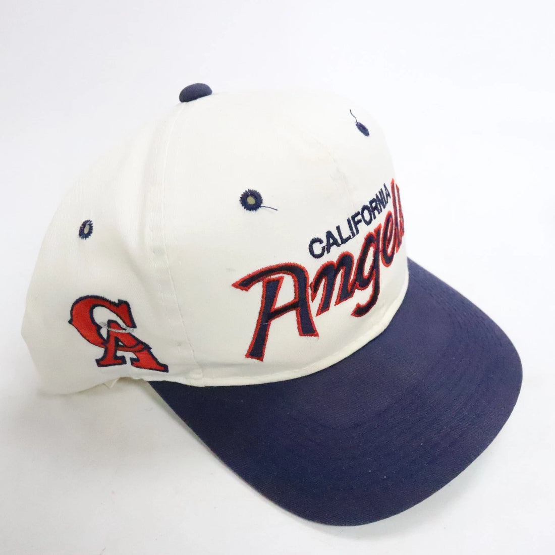 Vintage California Angels Script Twill Snapback Hat Cap OSFA MLB