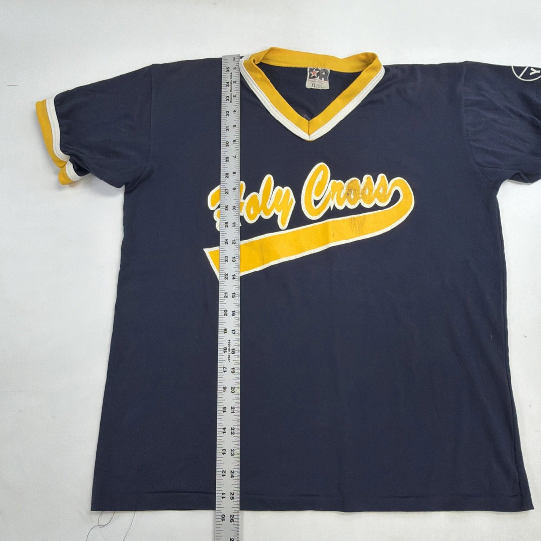 Vintage Holy Cross Baseball Jersey Size XL Pullover