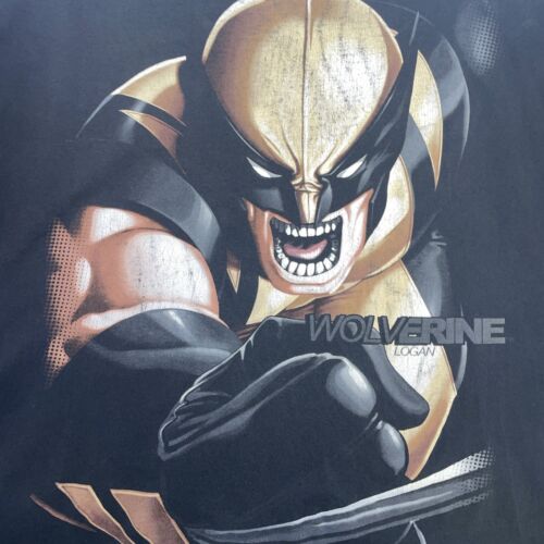 Vintage Wolverine Marvel Mad Engine T-Shirt Size 2XL