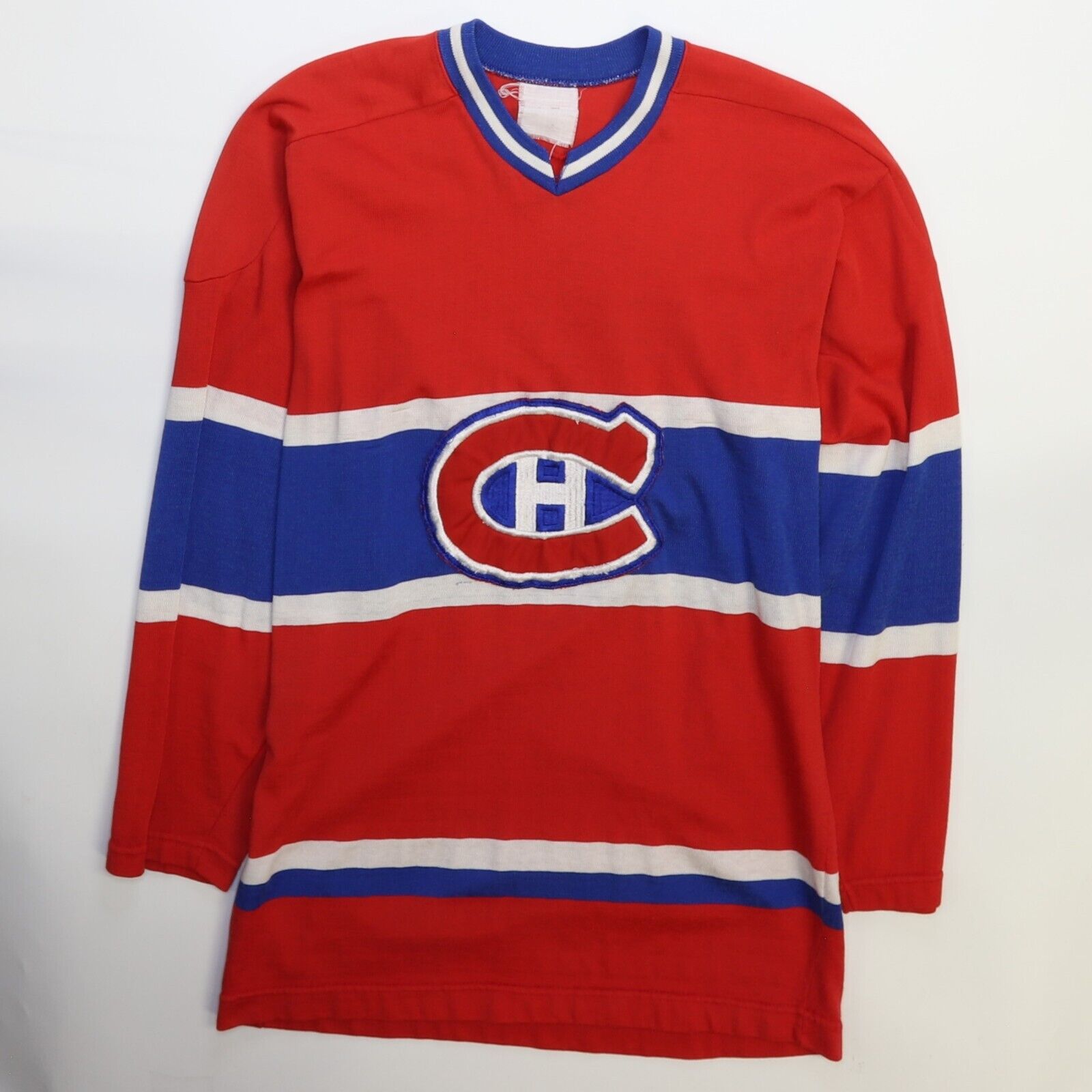 Vintage Montreal Canadiens Jersey Size Medium 80s NHL Throwback Vault