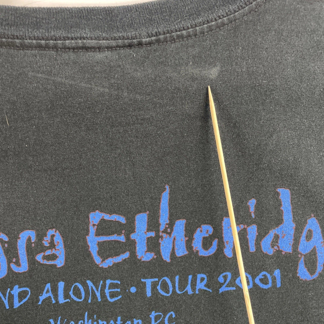 Vintage Melissa Etheridge Live And Alone Tour T-Shirt Size XL 2001