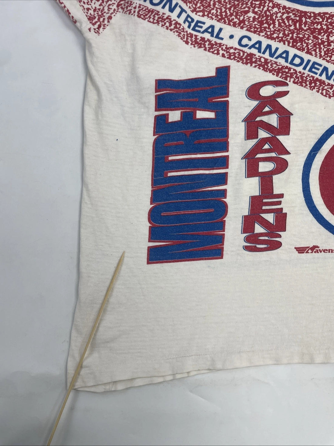 Vintage Montreal Canadiens T-Shirt One Size All Over Print NHL