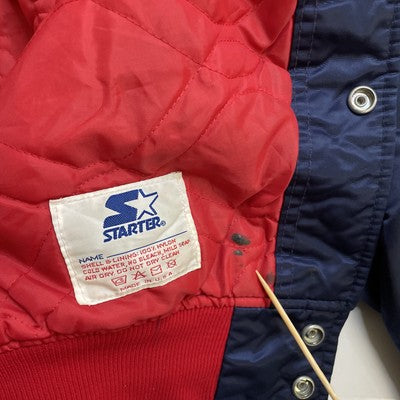 Vintage Boston Red Sox Starter Satin Jacket Size XL Diamond Collection MLB