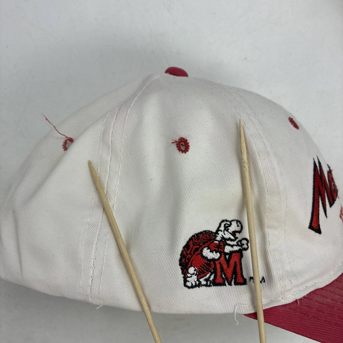 Vintage Maryland Terrapins Script Twill Snapback Hat OSFA NCAA