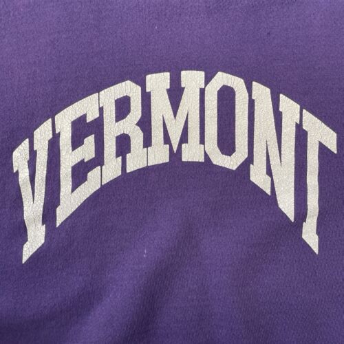 Vintage Vermont Crewneck Sweatshirt Size XL Purple 90s