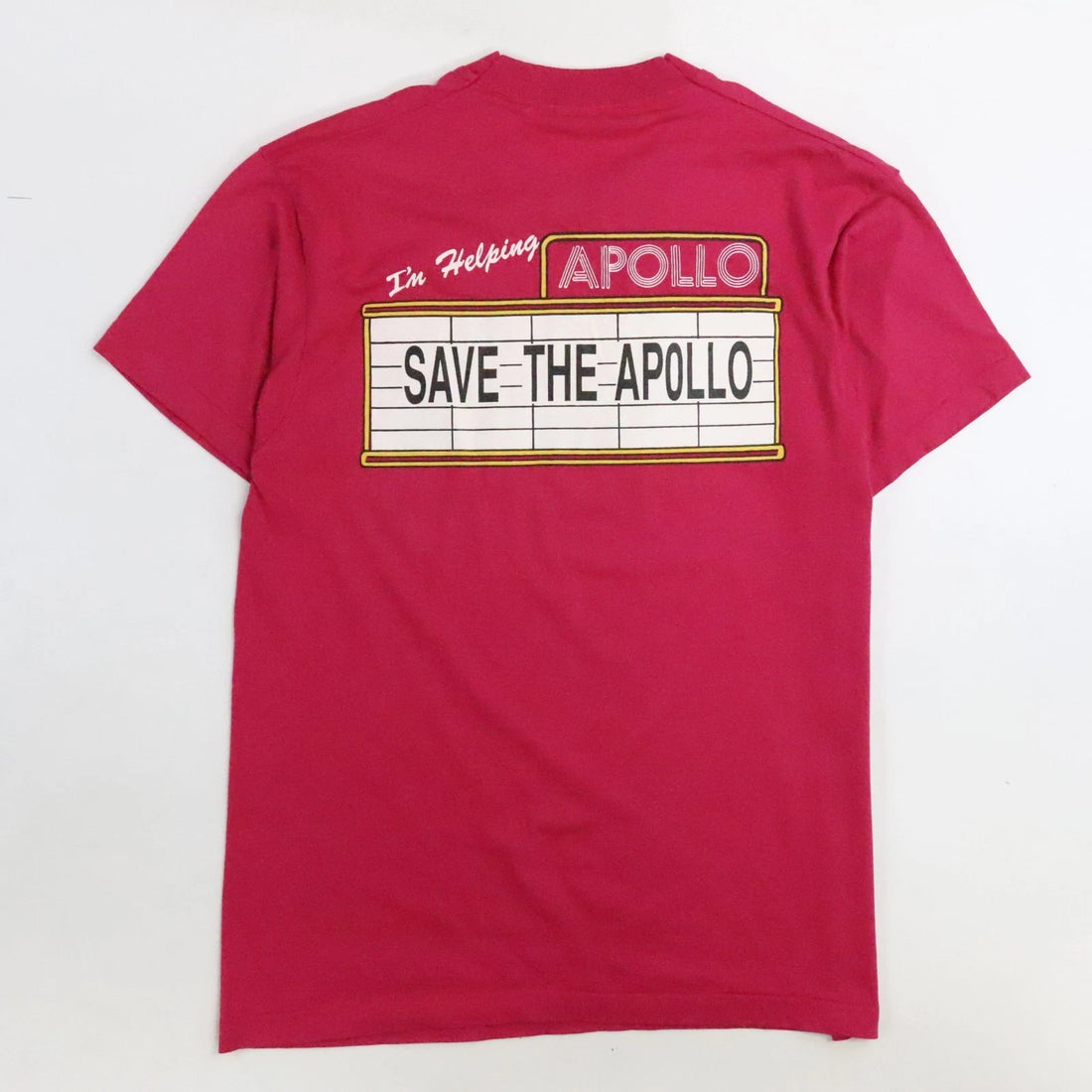 Vintage Save The Apollo T-Shirt Size XL 80s
