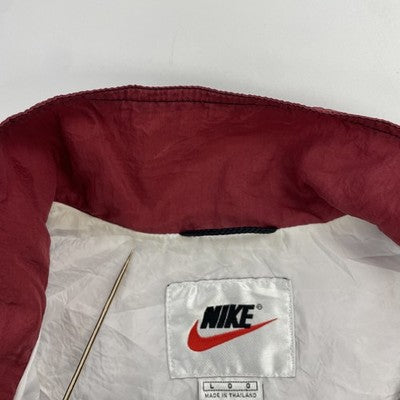 Vintage Nike Windbreaker Light Jacket Size Large Red 90s