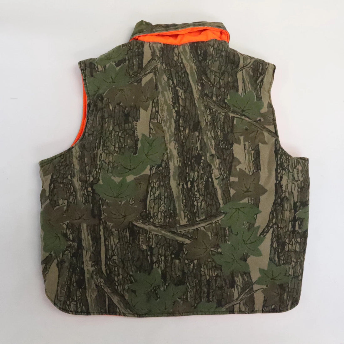 Vintage Winchester Trebark Camo Vest Jacket Size XL Reversible