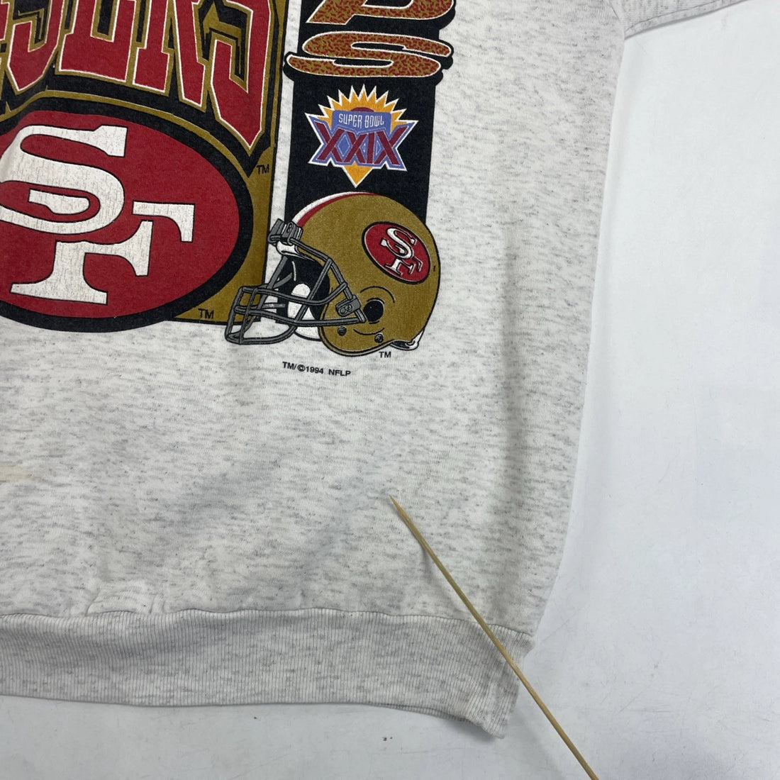 Vintage San Francisco 49ers Super Bowl XXIX Sweatshirt Crewneck Size Medium NFL