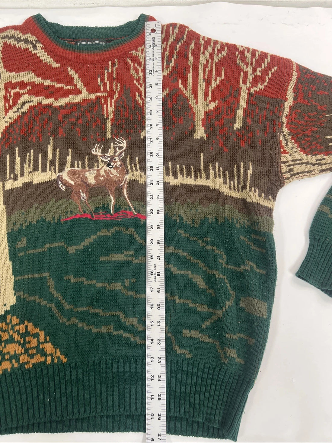 Vintage Deer Campus Crewneck Sweater Size XL