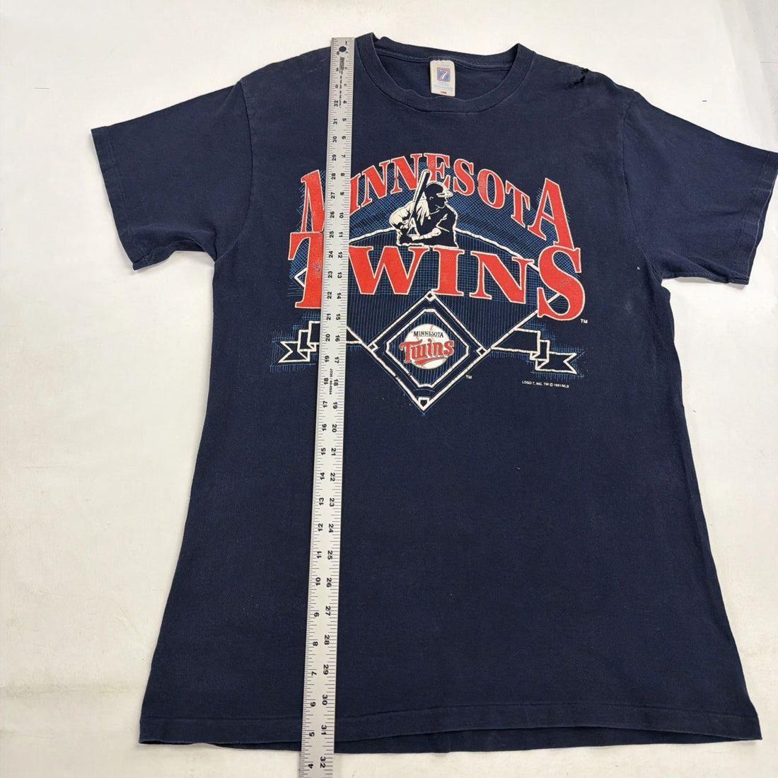 Vintage Minnesota Twins T-Shirt Size Large 90s MLB