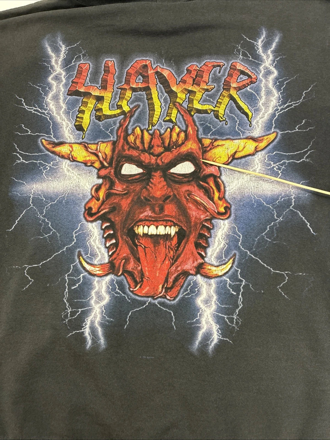 Vintage Slayer Band Sweatshirt Hoodie Size XL 90s