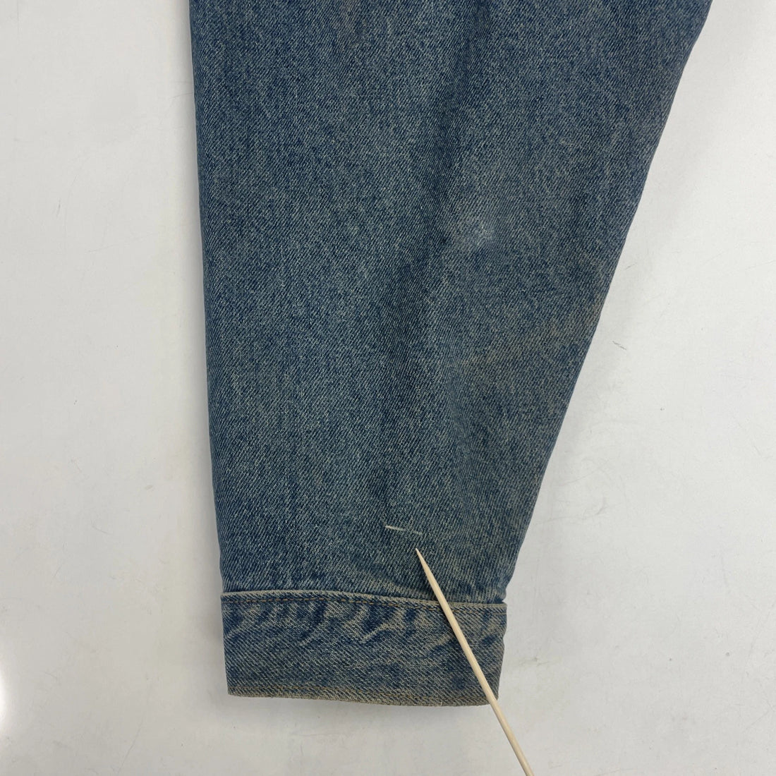 Vintage IBM International Denim Trucker Jacket Size Large Blanket Lined