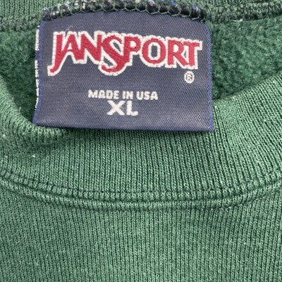 Vintage Slippery Rock University Crewneck Sweatshirt Size XL Green