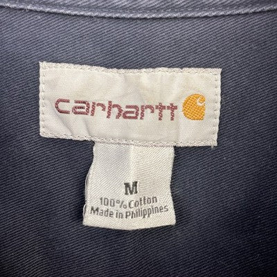 Carhartt Button Up Shirt Size Medium Blue