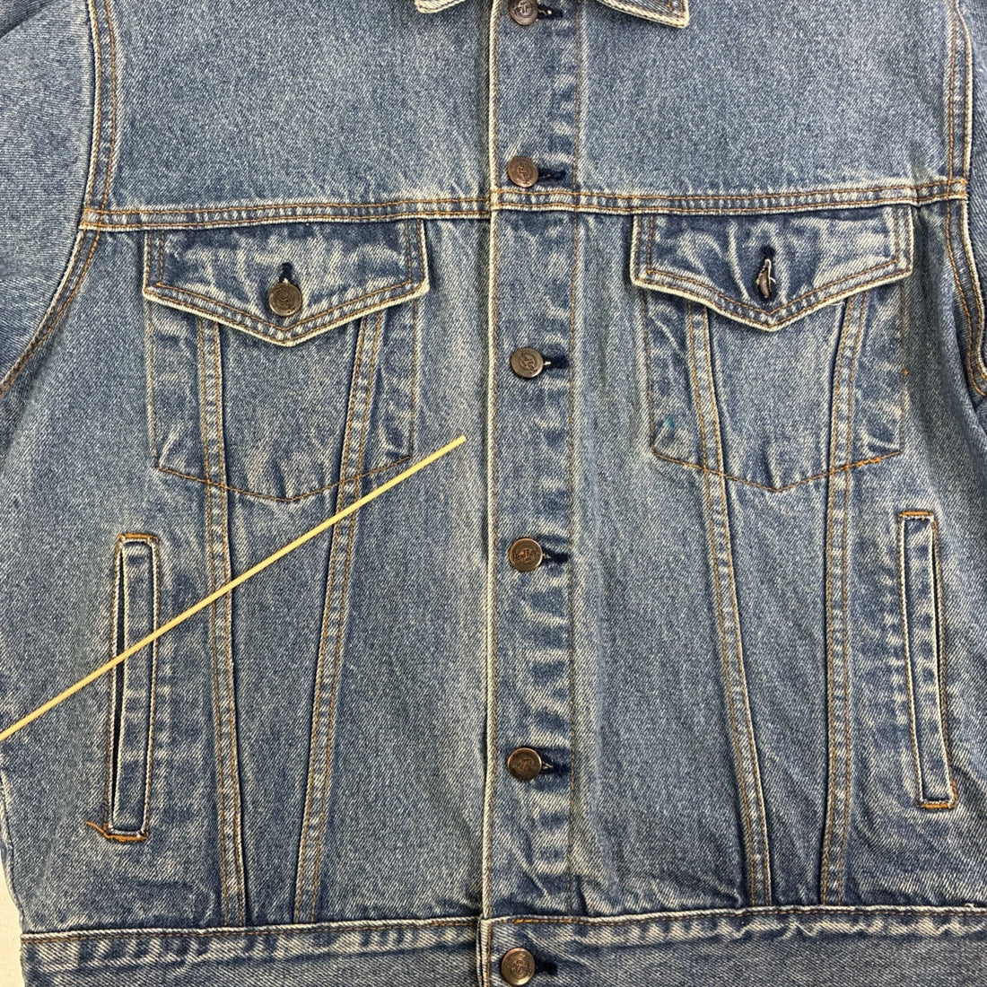 Vintage Hard Rock Cafe San Francisco Guitars Denim Jacket Size Small 90s