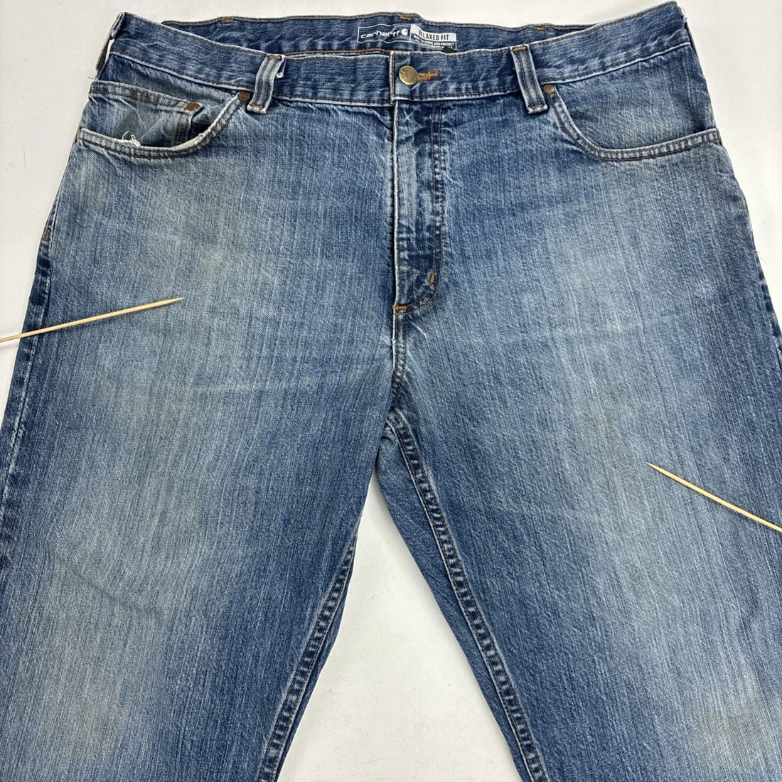 Carhartt Denim Jeans Pants Size 38 X 32 Blue