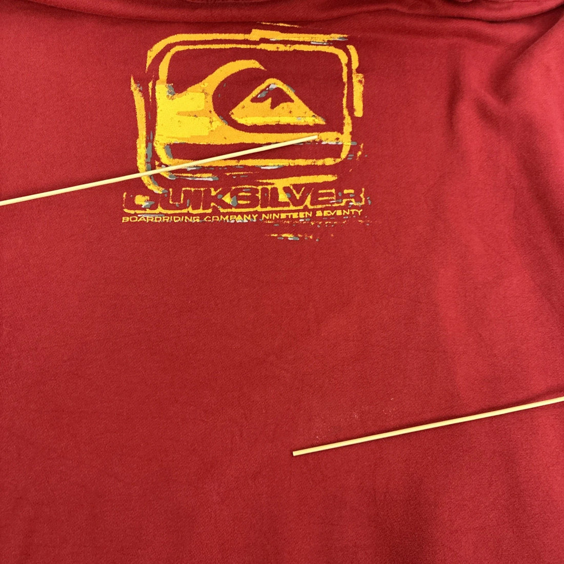 Vintage Quiksilver Sweatshirt Hoodie Size Large Y2K