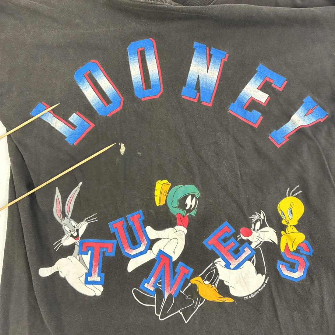 Vintage Looney Tunes T-Shirt Size Medium 1996 90s
