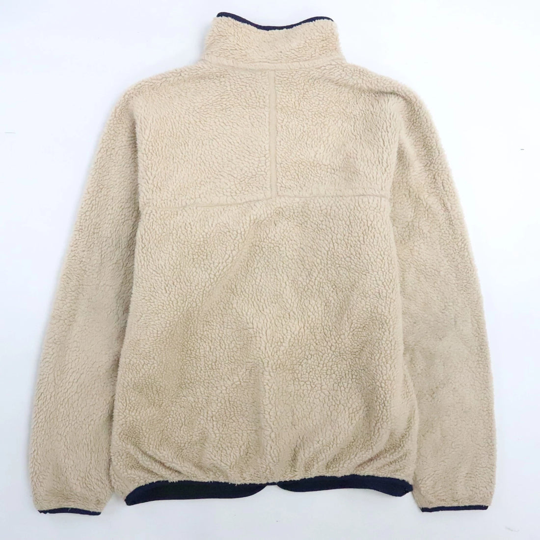 Vintage Patagonia Deep Pile Fleece Jacket Size XL Oatmeal 90s