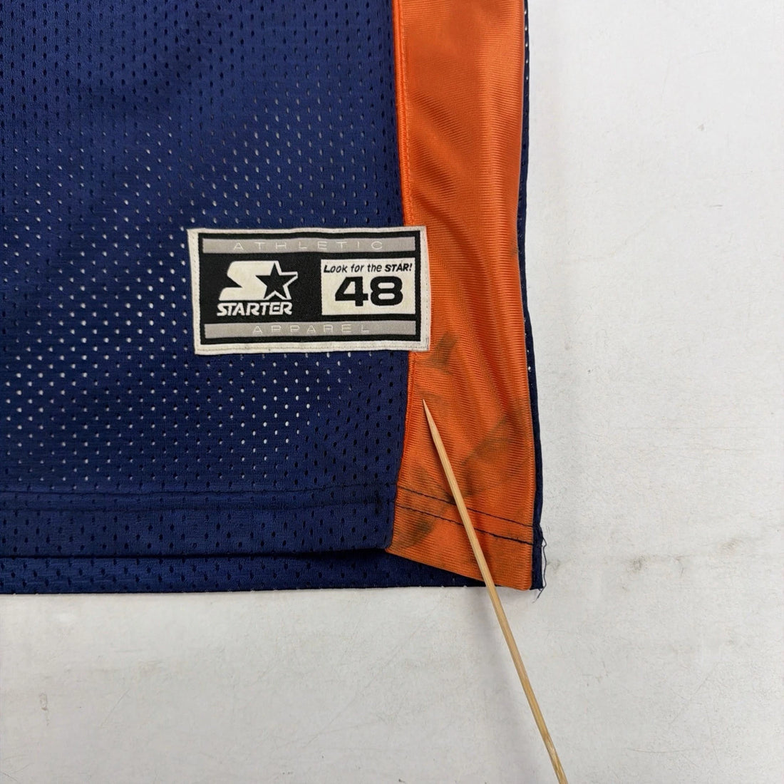 Vintage Denver Broncos Terrell Davis Starter Jersey Size 48 NFL