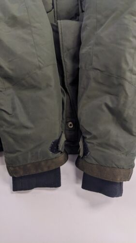 Ralph Lauren RLX Parka Coat Jacket Size Medium Green Down Insulated