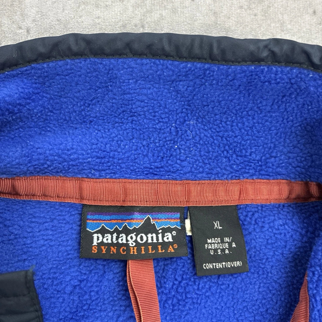 Vintage Patagonia Synchilla Snap T Fleece Jacket Size XL 90s
